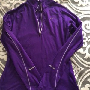 Nike purple dry fit pull over